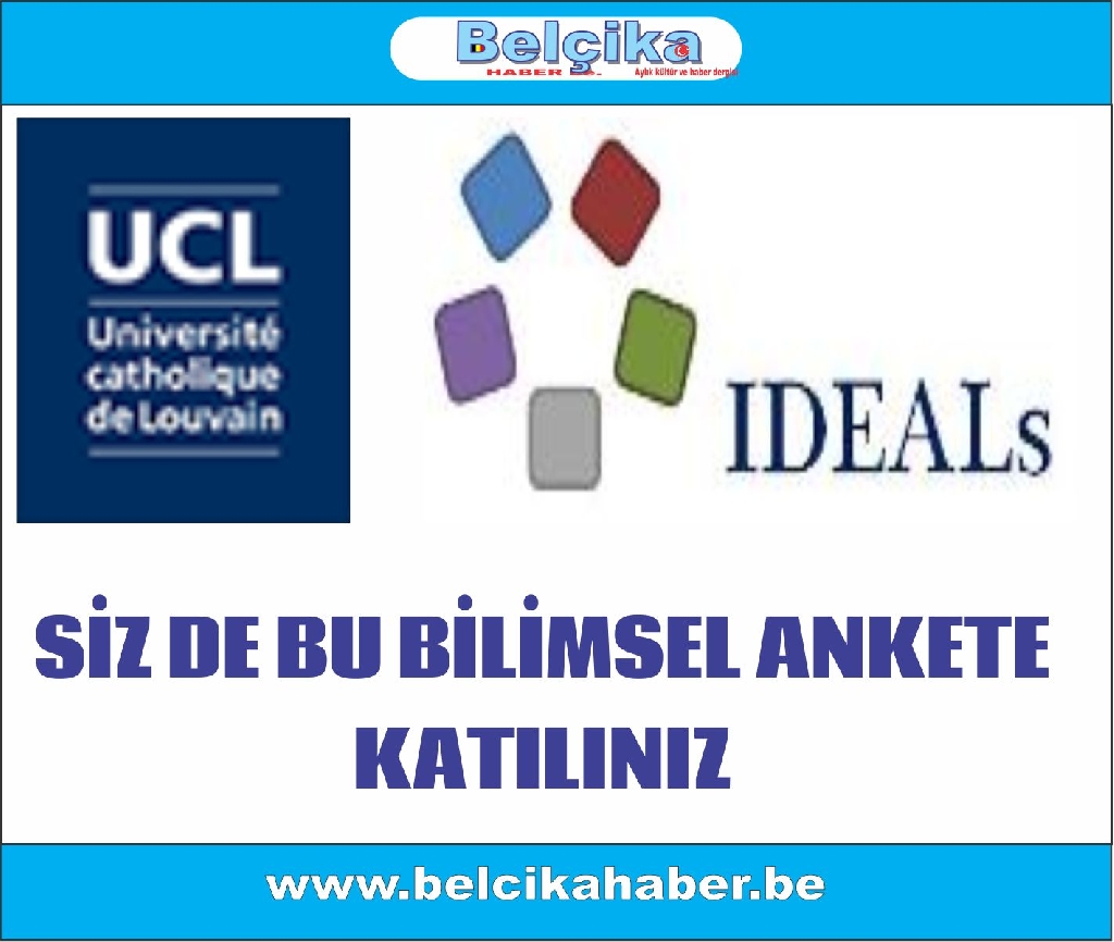 IDEAL bir toplumda yaşamamız için bize yardım edin!