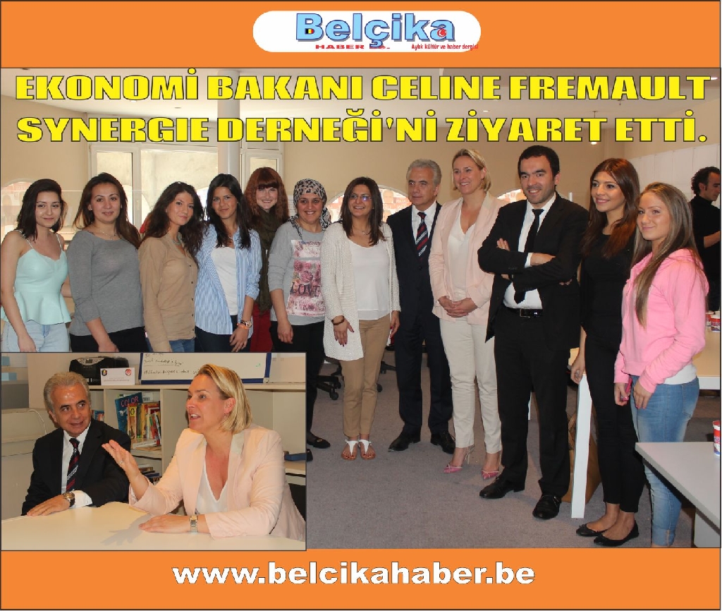EKONOMİ BAKANI CELINE FREMAULT SYNERGIE DERNEĞİ'Nİ ZİYARET ETTİ.