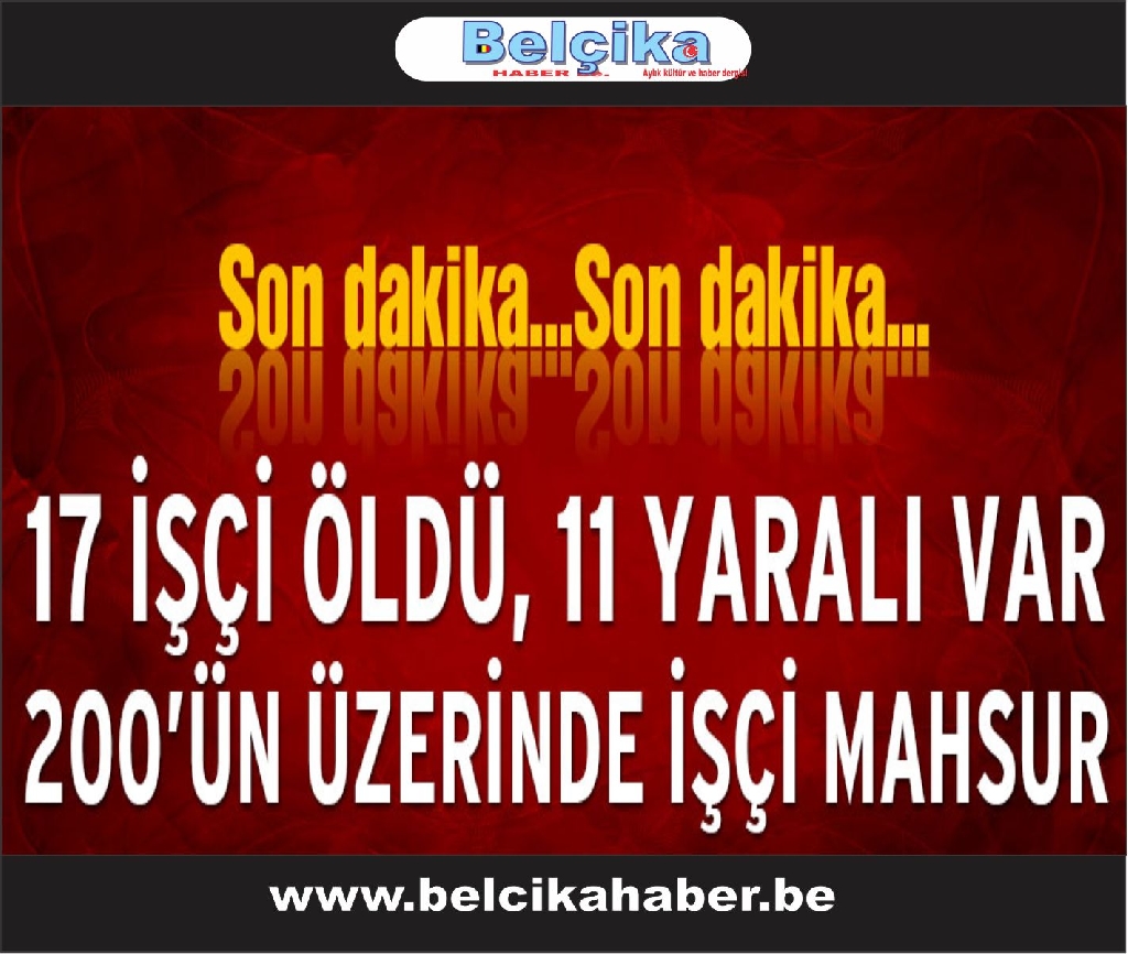 Soma’da maden faciası! Şehit sayısı 17 oldu