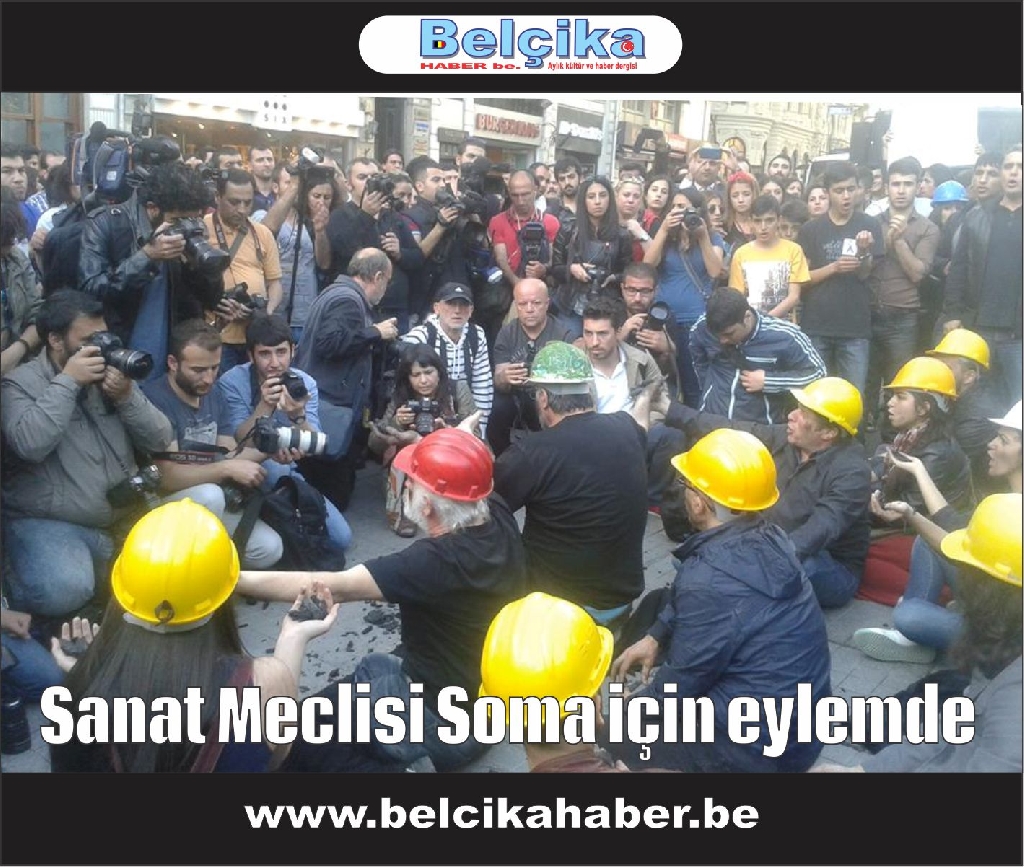 SANATÇILAR SOMA İÇİN EYLEM YAPTI!