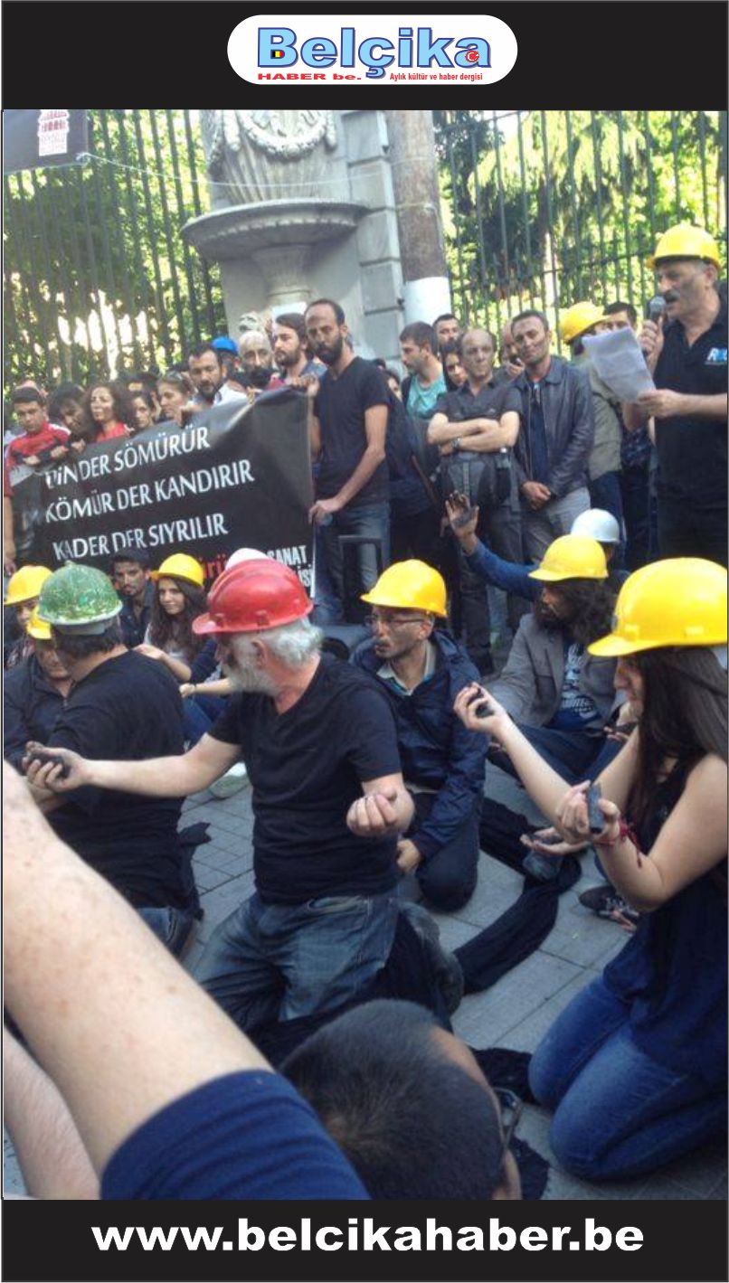 SANATÇILAR SOMA İÇİN EYLEM YAPTI!