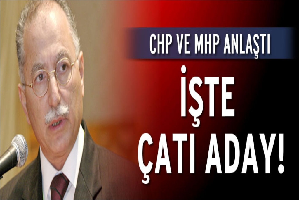 Çatı aday açıklandı: Ekmeleddin İhsanoğlu