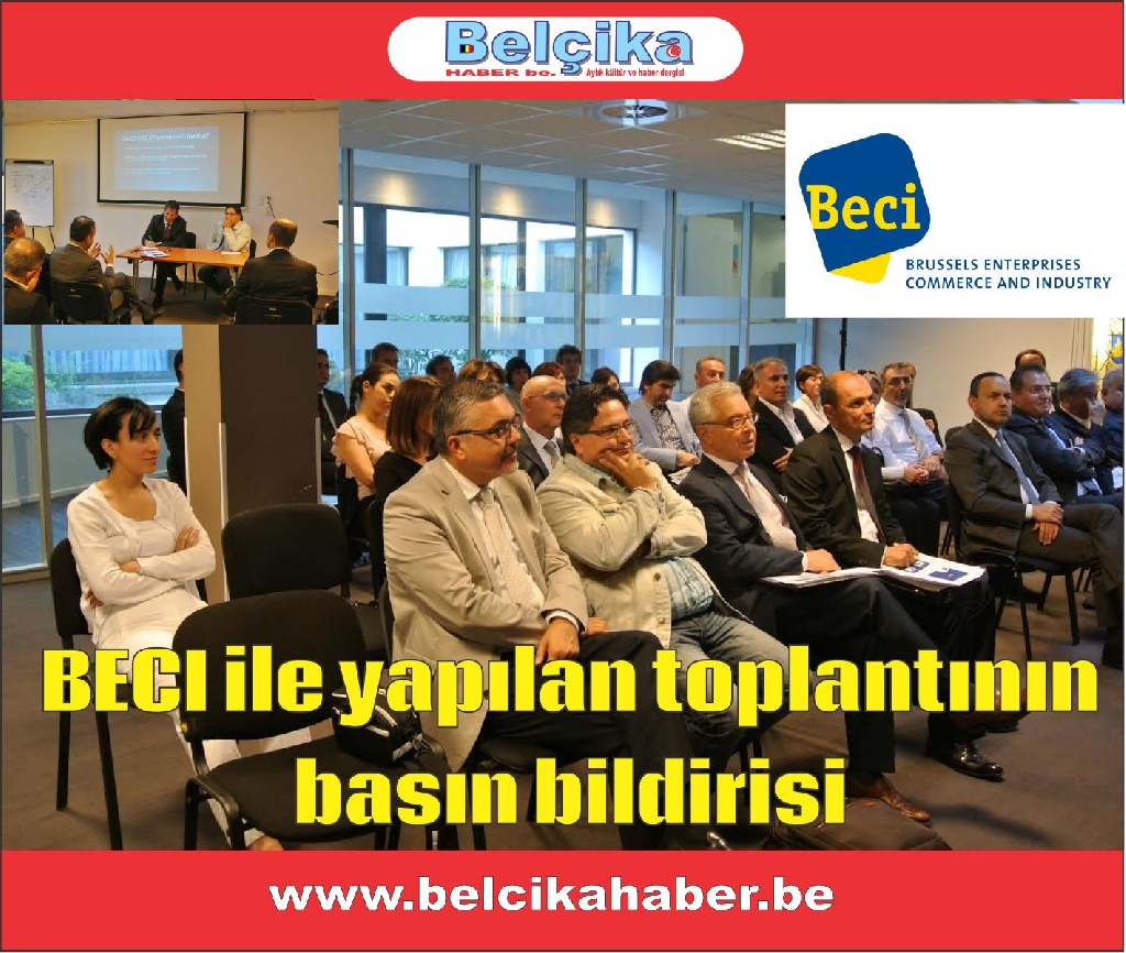 BECI ile yapılan toplantının basın bildirisi