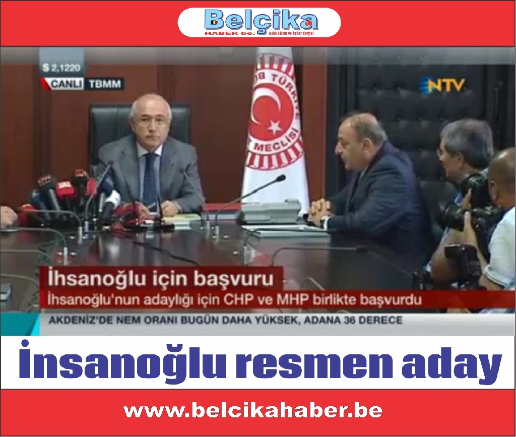 İnsanoğlu resmen aday
