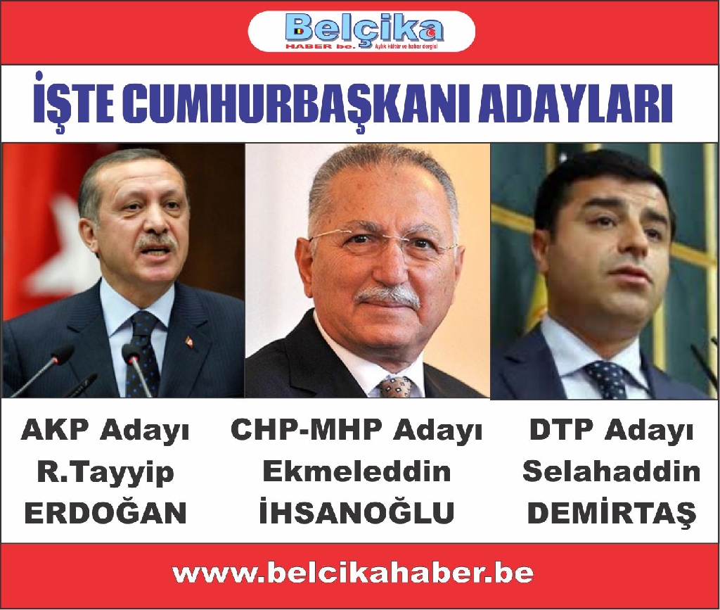 CUMHURBAŞKANI ADAYLIĞI İÇİN 3 İSİM AÇIKLANMIŞ OLDU
