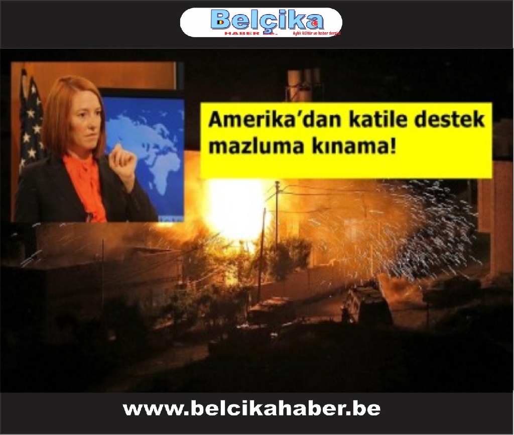 ABD HER ZAMANKİ GİBİ İSRAİL YERİNE FİLİSTİNİ KINADI