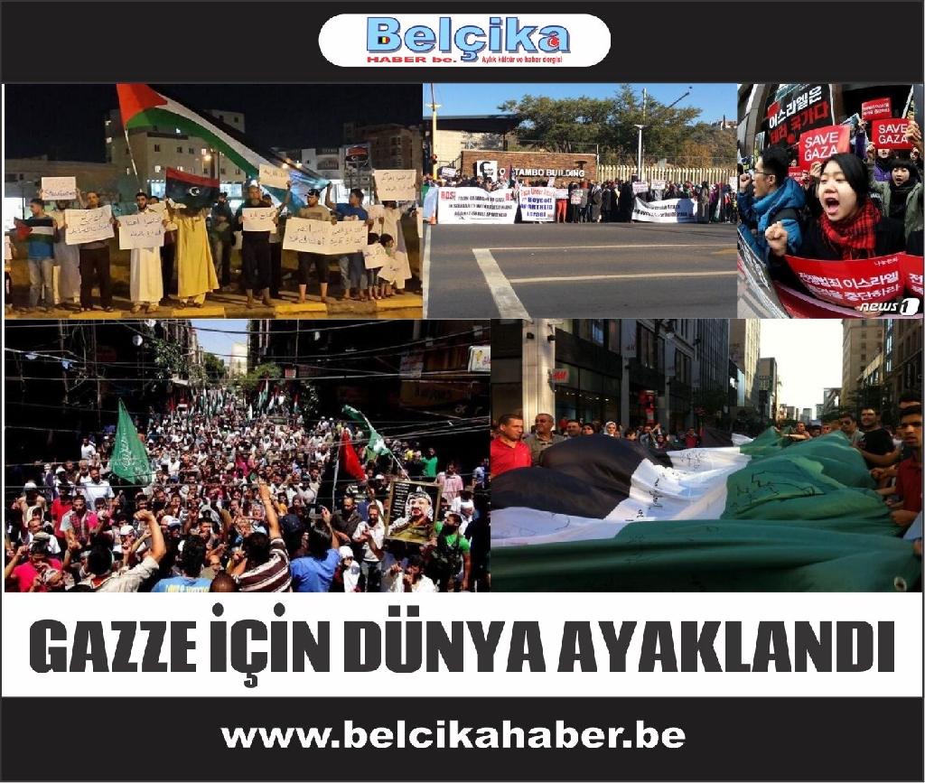 Gazze İçin Dünya ayakta ‘Savaş Değil Katliam’