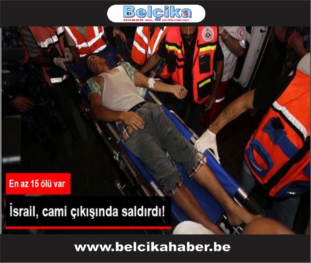 İsrail'den Camiye Füze: En Az 15 Ölü