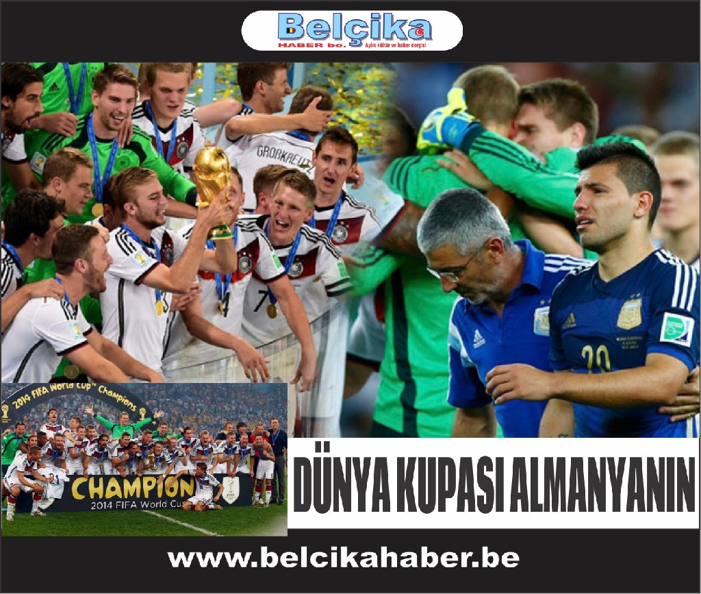 2014 DÜNYA KUPASI ARJANTİNİ 1-0 YENEN ALMANYA'NIN OLDU