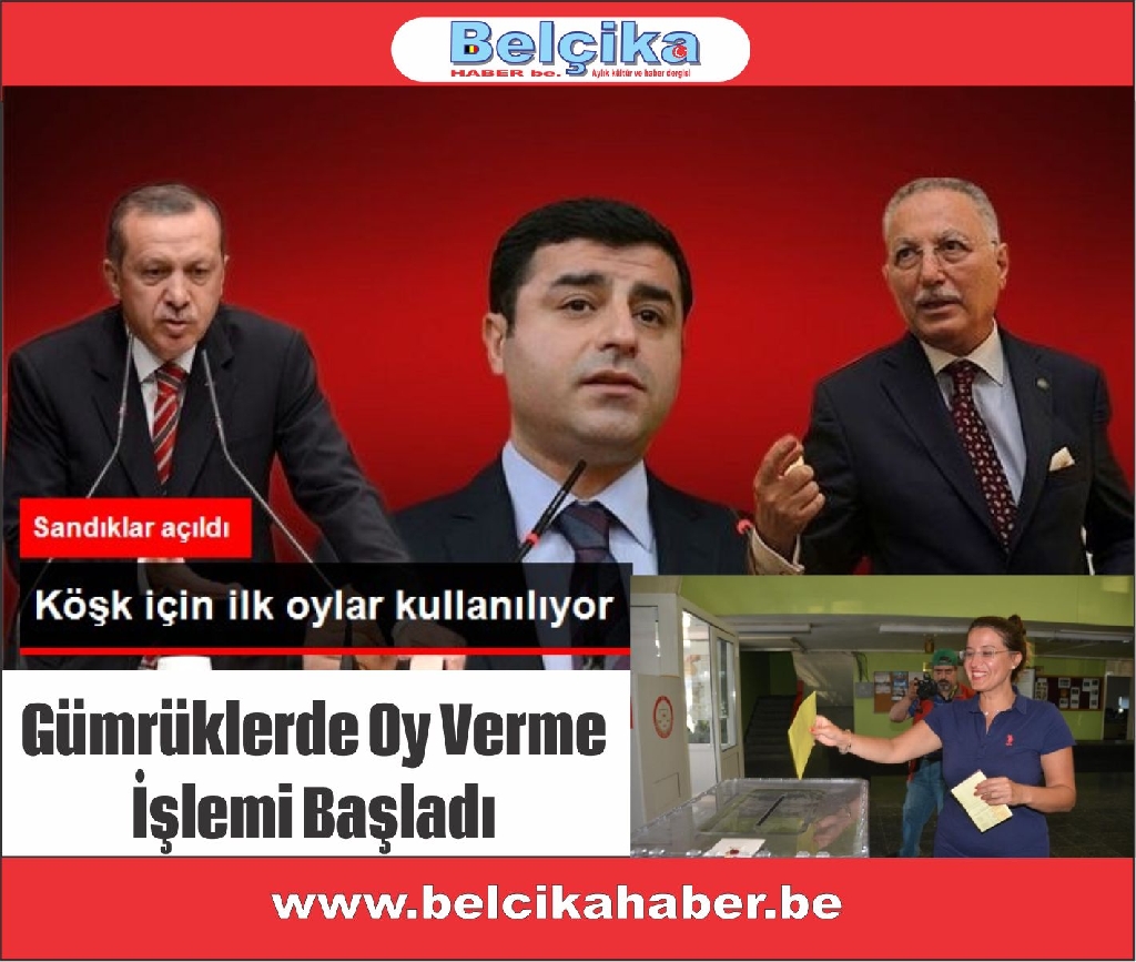 Gümrüklerde Oy Verme İşlemi Başladı