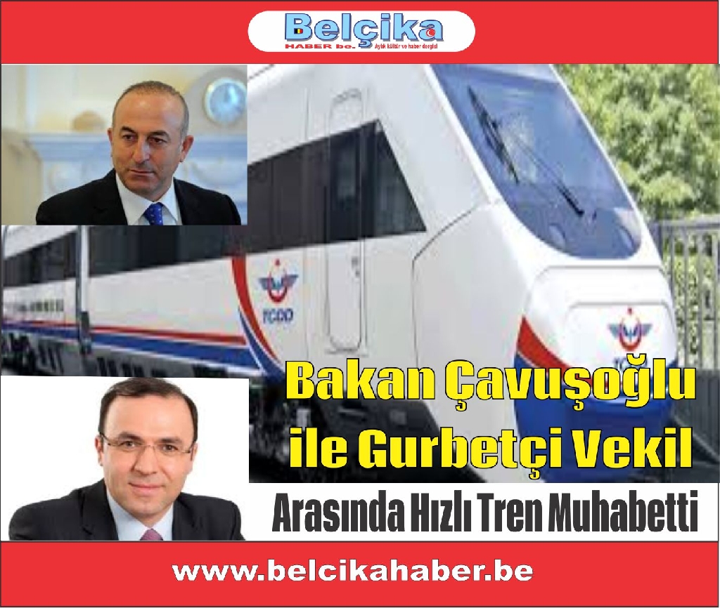 Bakan Çavuşoğlu ile Gurbetçi Vekil Arasında Hızlı Tren Muhabetti