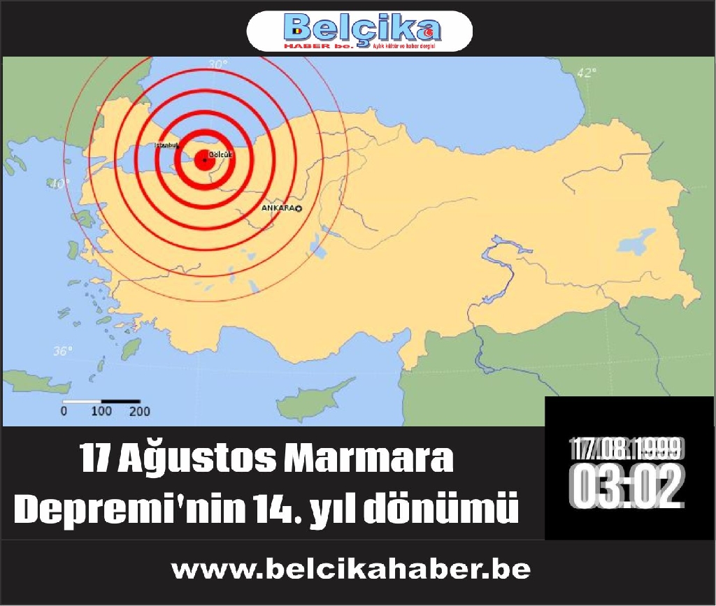 17 Ağustos Marmara Depremi'nin 14. yıl dönümü