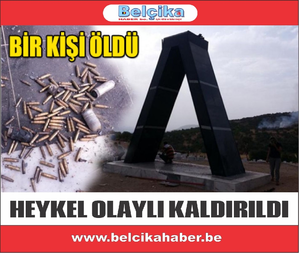 Lice'de heykel çatışmasında ölüm
