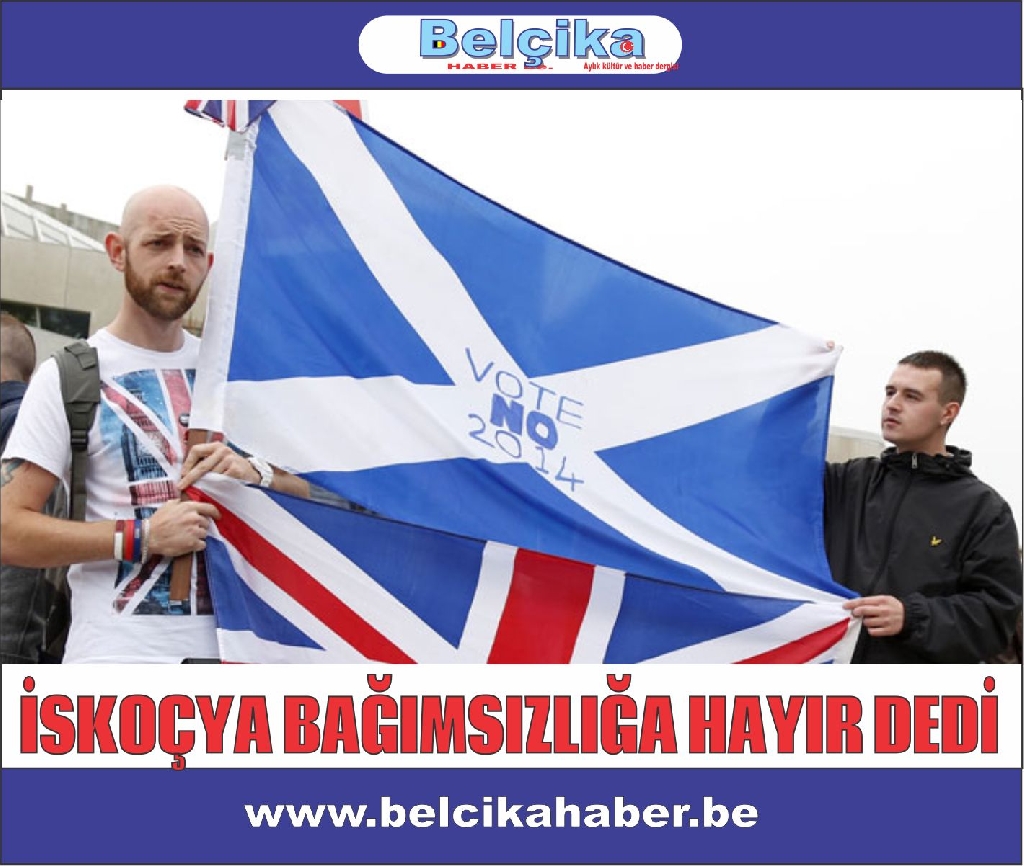 İskoçya bağımsızlığa ‘hayır’ dedi!