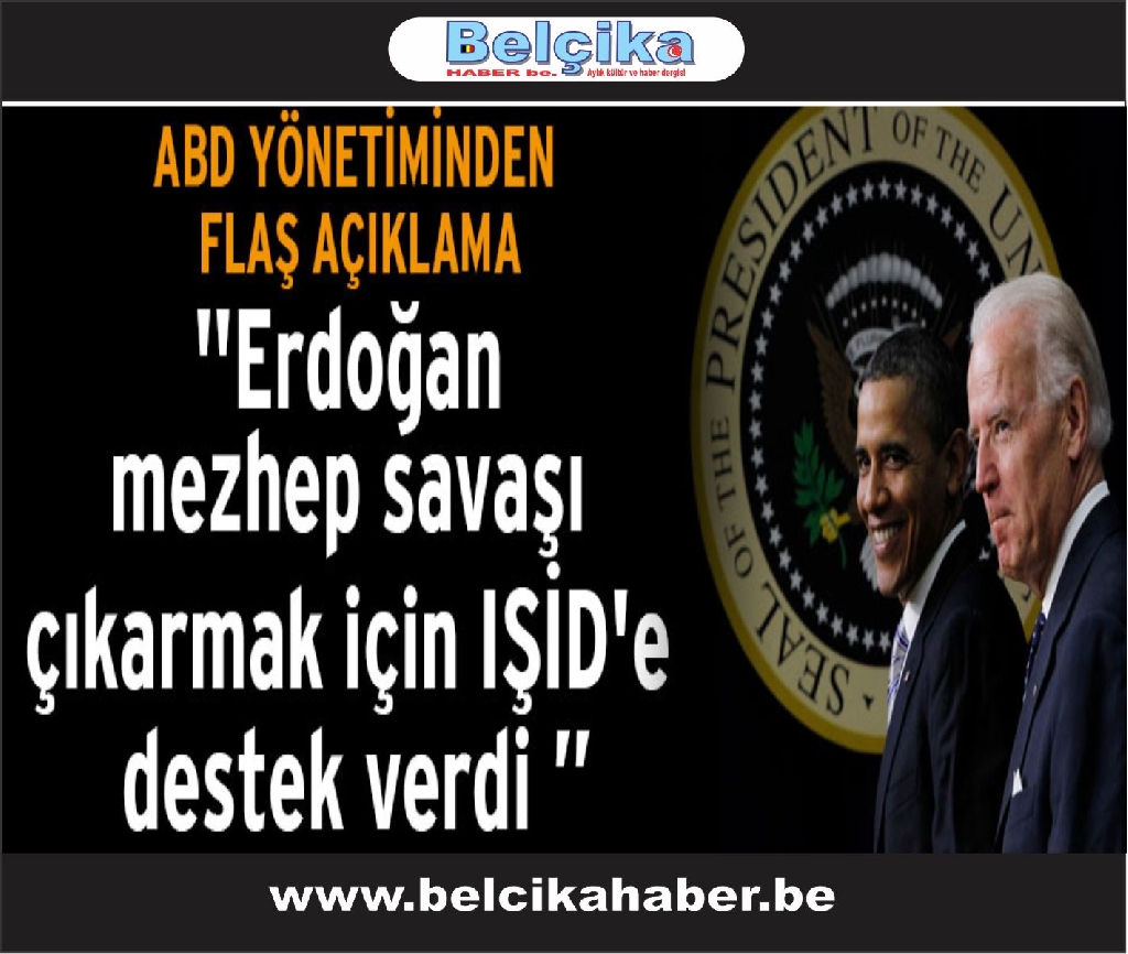“Türkiye IŞİD’e destek verdi ama şimdi pişman”