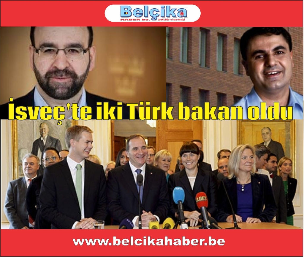 İsveç'te iki Türk bakan oldu