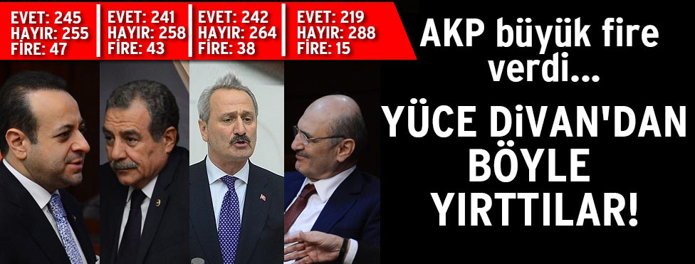 4 eski bakana fireli aklama