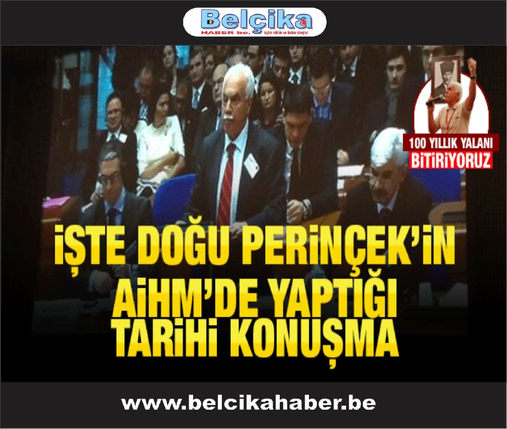 İşte Doğu Perinçek'in AİHM’de yaptığı tarihi konuşma