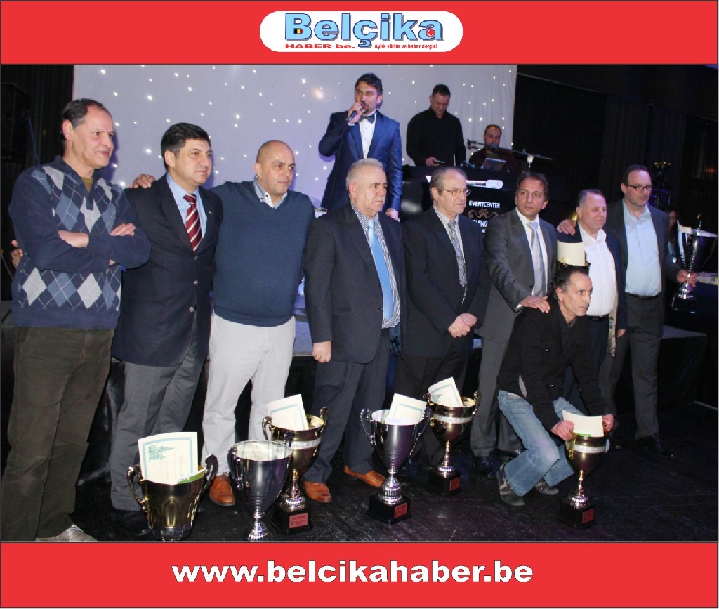 BELÇİKA TÜRK SPORUNDA İZ BIRAKANLAR ÖDÜLLENDİRİLDİ.