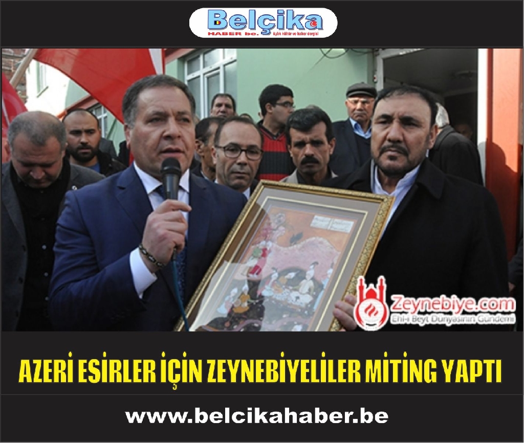 Azerbaycanlı Esirler İçin Zeynebiye'de Miting