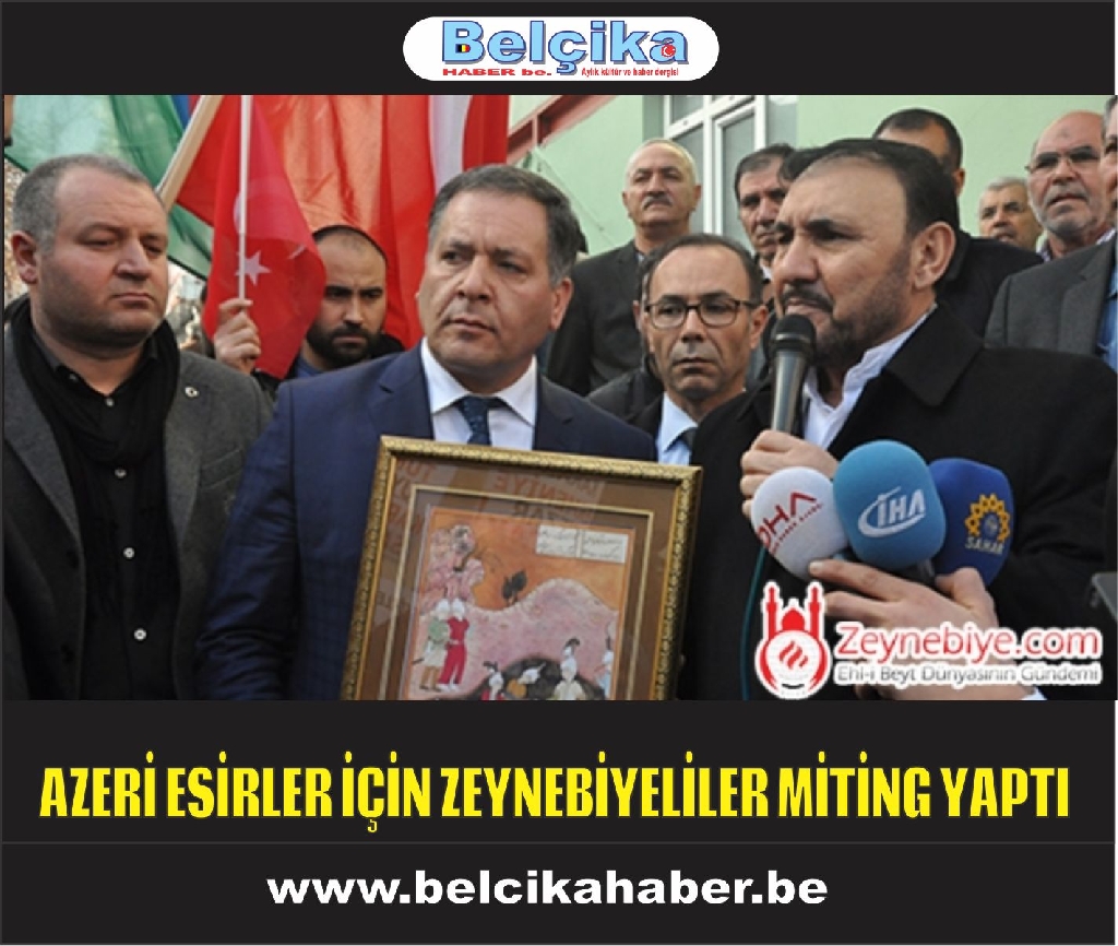 Azerbaycanlı Esirler İçin Zeynebiye'de Miting