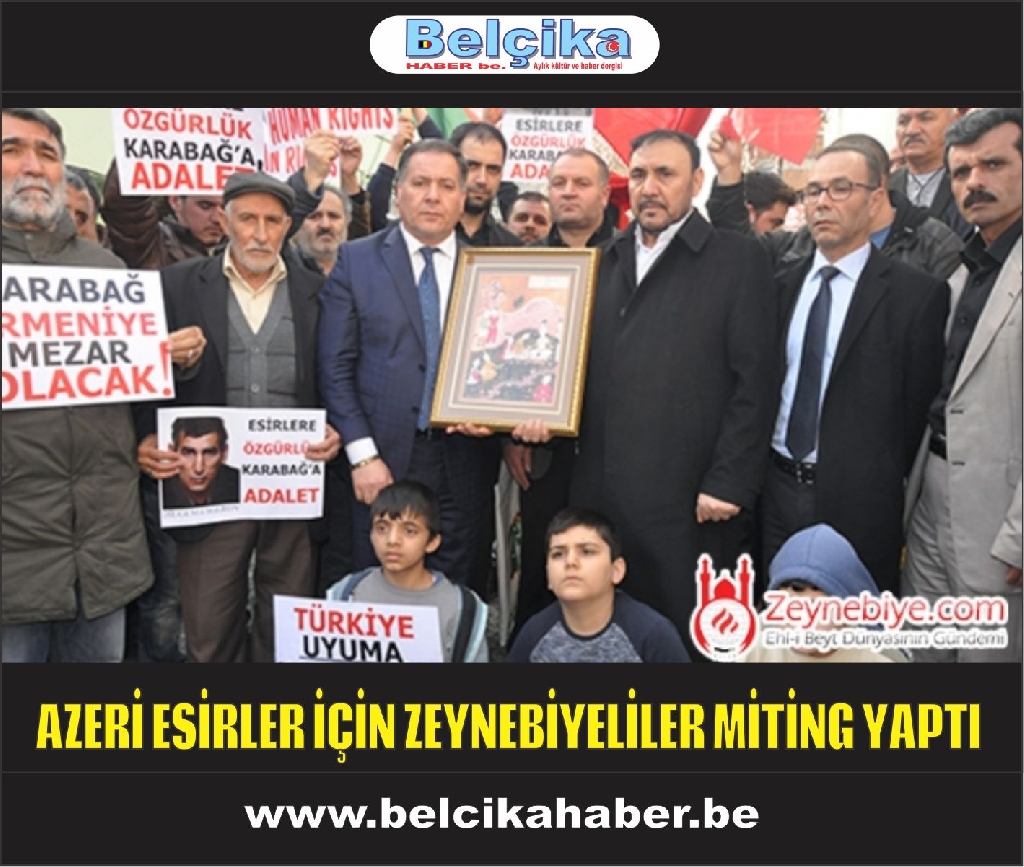 Azerbaycanlı Esirler İçin Zeynebiye'de Miting