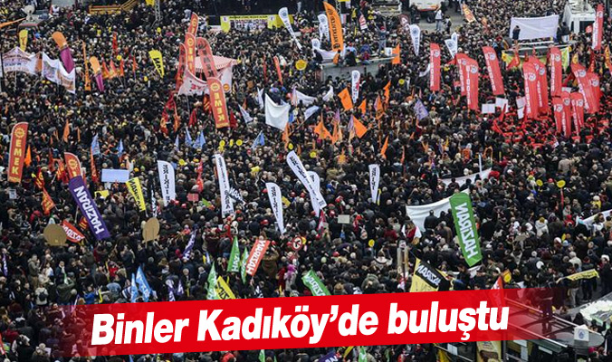 Kadıköy'deki Alevi mitinginde onbinler vardı