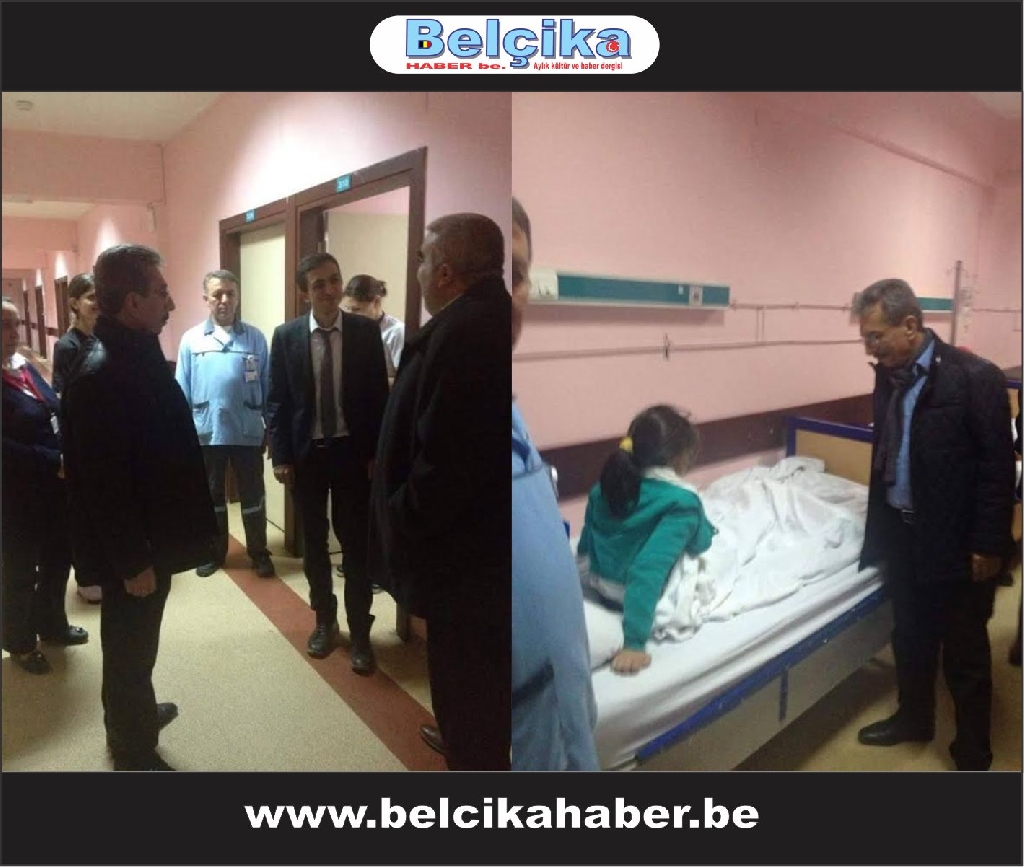 BAŞKAN KARGIN VE BERABERİNDEKİ HEYET ZEHİRLENEN ÖĞRENCİLERİ YALNIZ BIRAKMADI