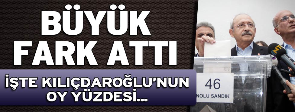 Kılıçdaroğlu’ndan büyük fark