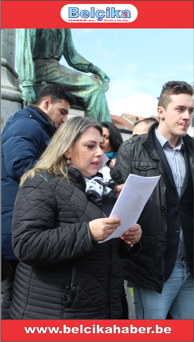 'AB'NİN KALBİNDE VE ERMENİSTAN BÜYÜKELÇİLİĞİ' ÖNÜNDE GÖRKEMLİ BİR PROTESTO GERÇEKLEŞTİRİLDİLER