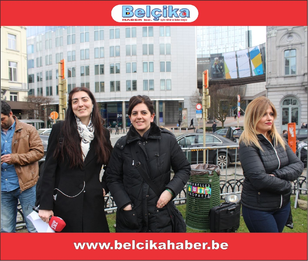 'AB'NİN KALBİNDE VE ERMENİSTAN BÜYÜKELÇİLİĞİ' ÖNÜNDE GÖRKEMLİ BİR PROTESTO GERÇEKLEŞTİRİLDİLER