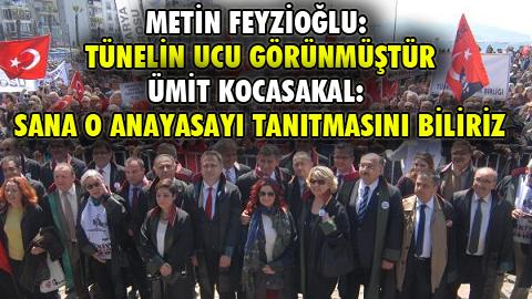 BİNLERCE AVUKAT 'ADALET İÇİN 'YÜRÜDÜ
