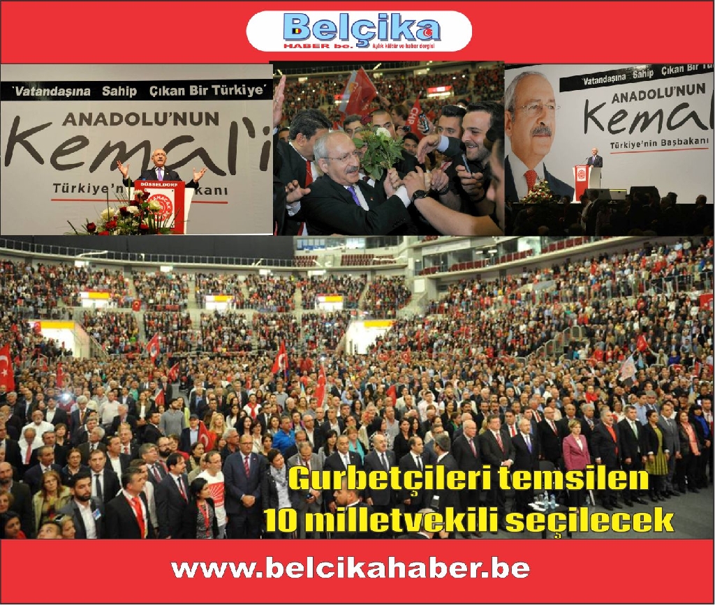 Gurbetçileri temsilen 10 milletvekili seçilecek