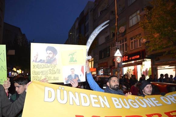 Gazi’de binler Suriye için yürüdü!