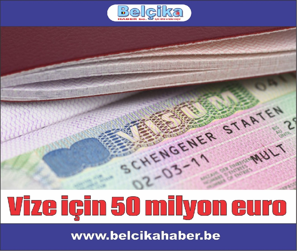 Vize için 50 milyon euro