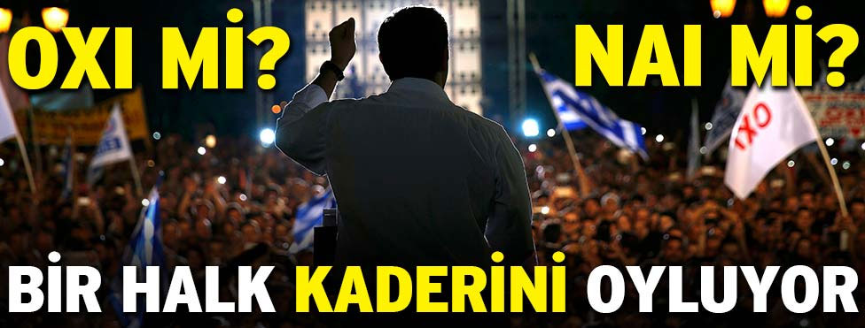 Yunanistan kaderini oyluyor