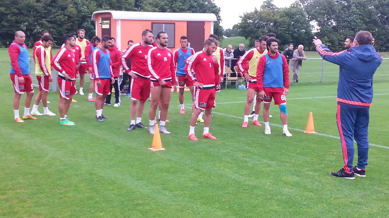 Gurbetçiler Sivasspor kampını ziyaret etti