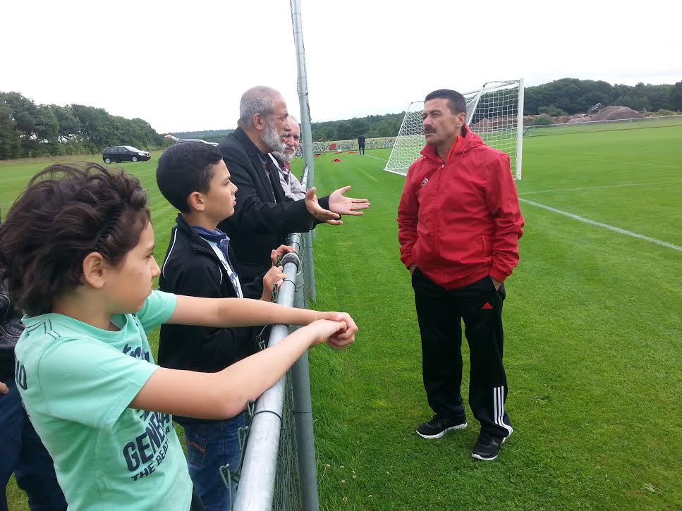 Gurbetçiler Sivasspor kampını ziyaret etti