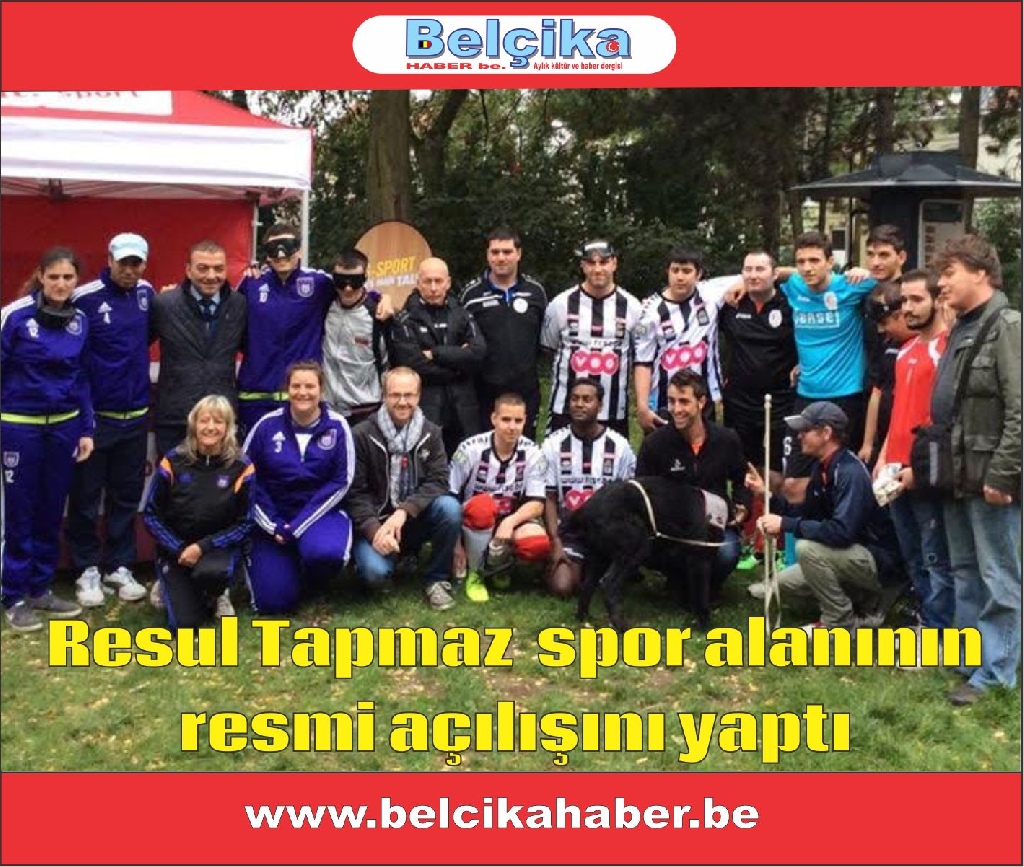 Resul Tapmaz spor alanının resmi açılışını yaptı