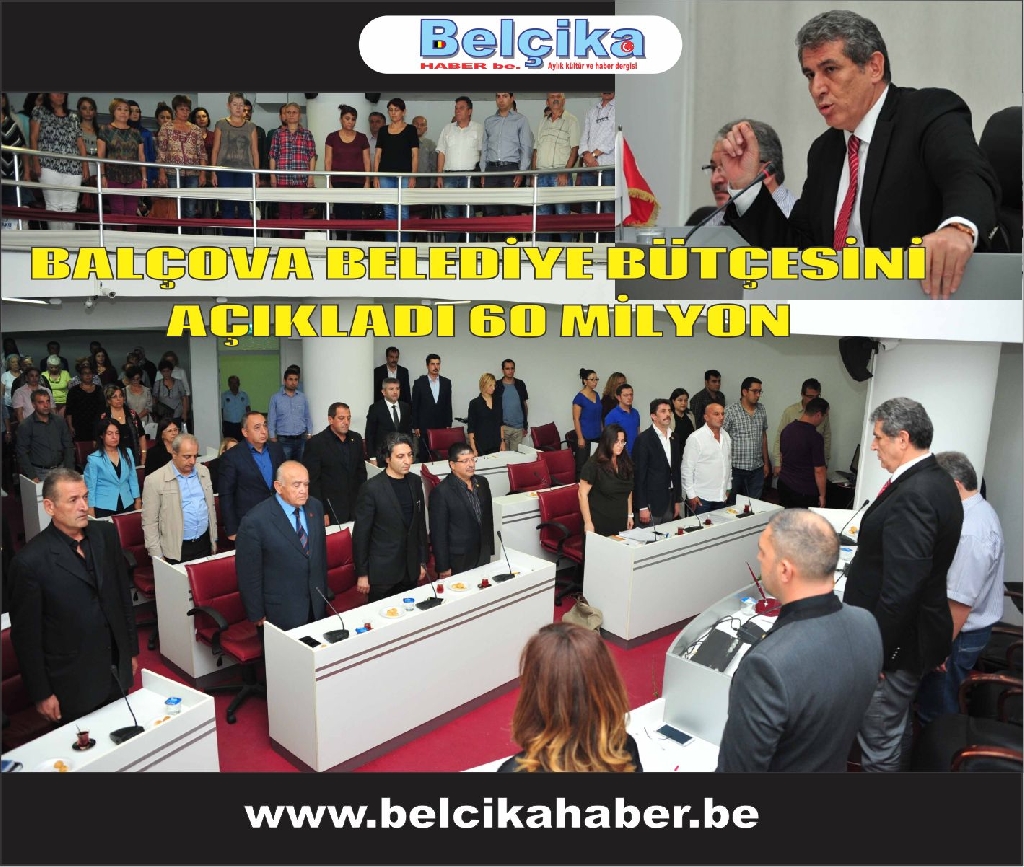 BALÇOVA BELEDİYE BÜTÇESİNİ AÇIKLADI 60 MİLYON