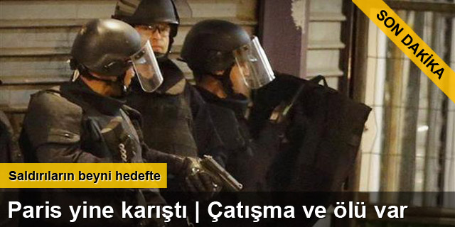 Paris'te polis operasyonunda çatışma