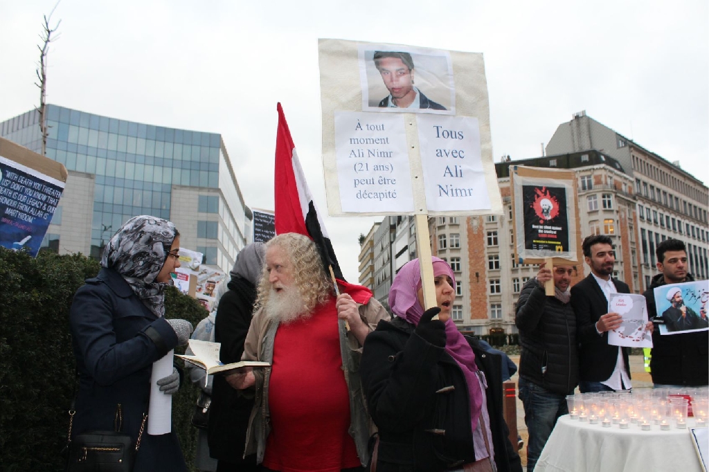 AYETULLAH NEMR’İN ŞEHADETİNİN KIRKINCI GÜNÜNÜ ANARAK, SUUDİ REJİMİNİ LANETLEDİLER.