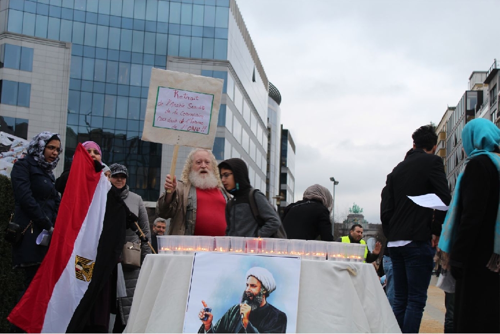 AYETULLAH NEMR’İN ŞEHADETİNİN KIRKINCI GÜNÜNÜ ANARAK, SUUDİ REJİMİNİ LANETLEDİLER.