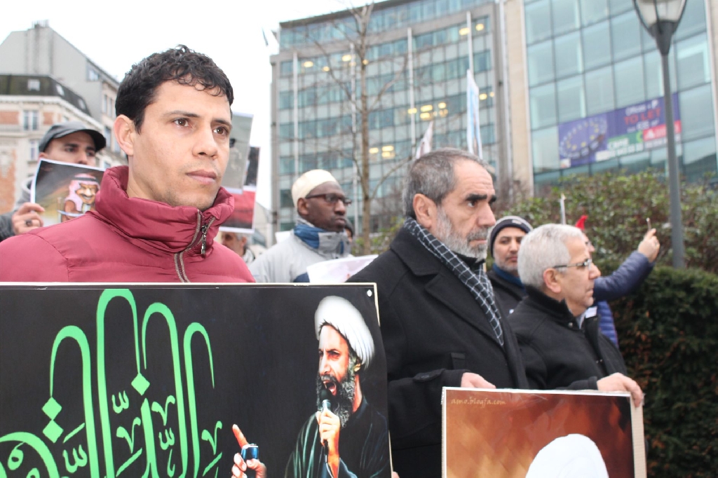 AYETULLAH NEMR’İN ŞEHADETİNİN KIRKINCI GÜNÜNÜ ANARAK, SUUDİ REJİMİNİ LANETLEDİLER.