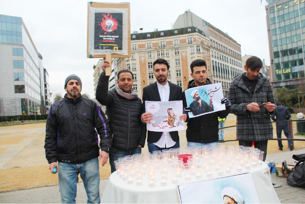 AYETULLAH NEMR’İN ŞEHADETİNİN KIRKINCI GÜNÜNÜ ANARAK, SUUDİ REJİMİNİ LANETLEDİLER.