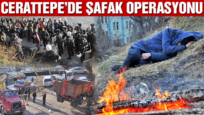 Cerattepe’de yine gazlı müdahale!