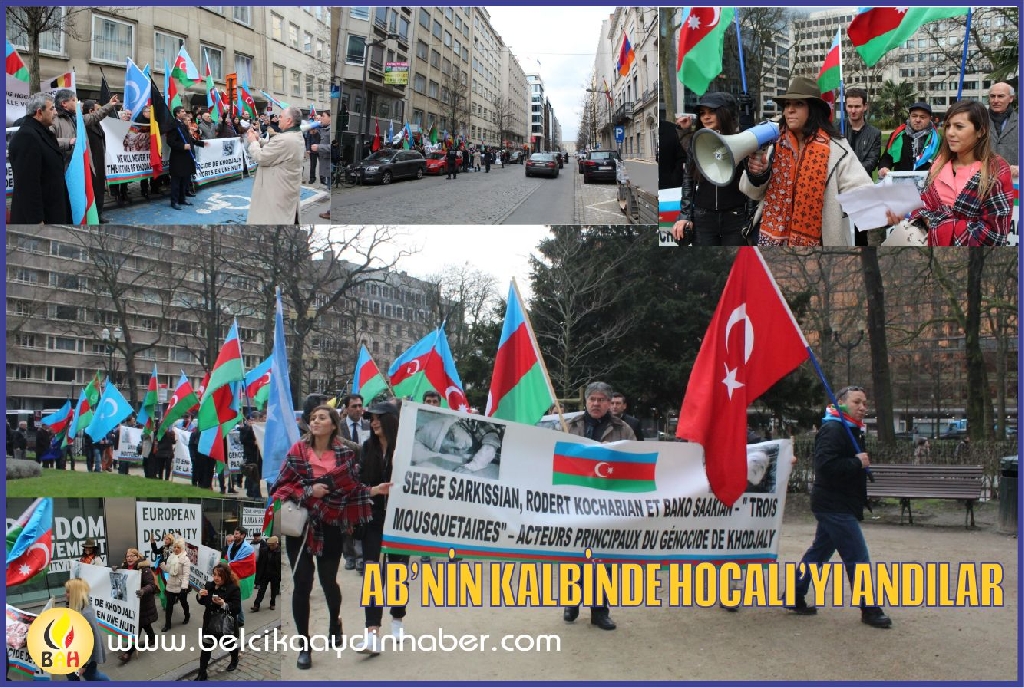AB’NİN KALBİNDE HOCALI ŞEHİTLERİNİ ANDILAR