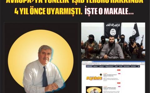YAYIN YÖNETMENİMİZ CELİL GÜNDOĞDU 'İŞİD TERÖRÜNE DİKKAT EDİLMESİNİ 4 YIL ÖNCE UYARMIŞTI