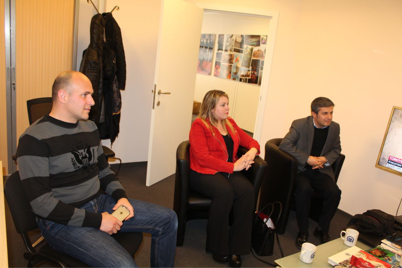 BTMB´DEN ANADOLU AJANSI´NA NEZAKET ZİYARETİ