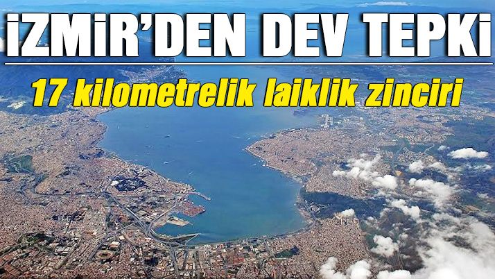 İzmir laiklik için ayakta